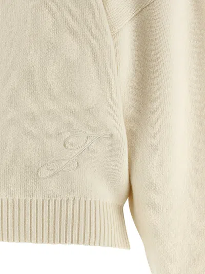 Jacquemus Jersey "ball" In Neutral