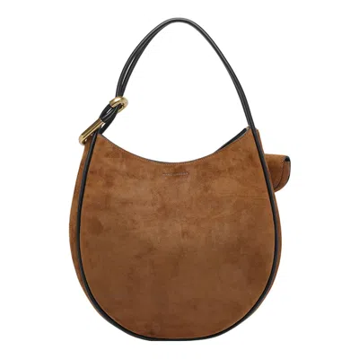 Marc Jacobs The Crescent Large Dual Hobo Bag In Suede In Pattern