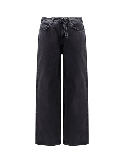 Axel Arigato Pantaloni In Denim Relaxed Fit In Black