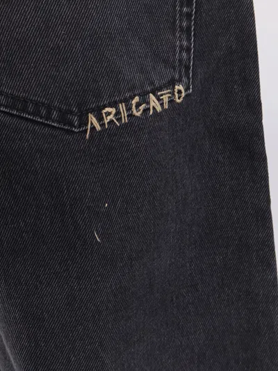 Axel Arigato Pantaloni In Denim Relaxed Fit In Black
