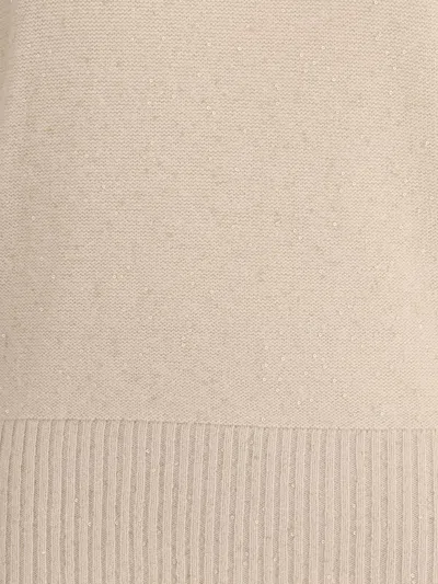 Fabiana Filippi Sequin-embellished Turtleneck Sweater In Neutral