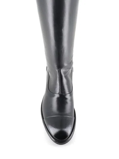 Alberto Fasciani Supernat Zip Behind Boots In Black