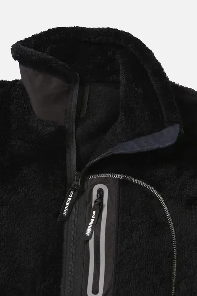 And Wander 18 High Loft Fleece Jacket In Black