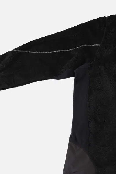 And Wander 18 High Loft Fleece Jacket In Black