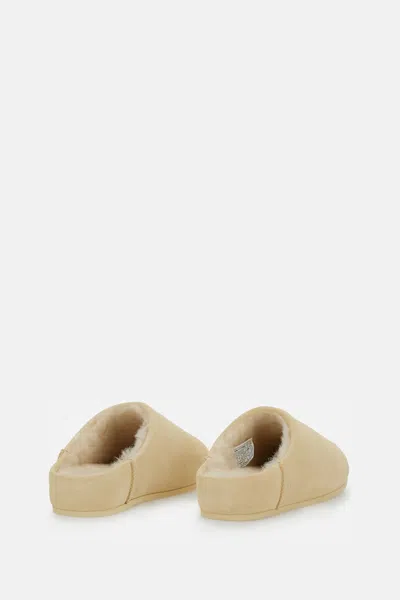 Ugg Cozy Faux Fur Lined Slippers In Neutral