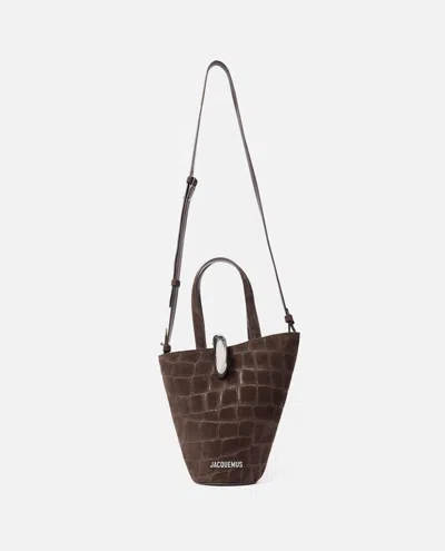 Jacquemus Le Petit Bambola Bag In Brown