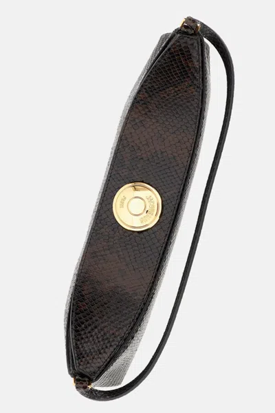 Jacquemus Ovalo Clutch In Black