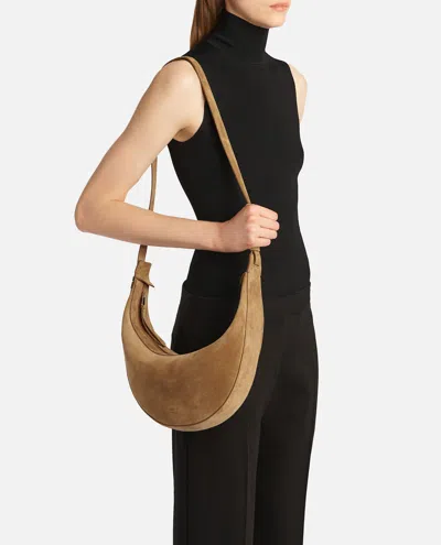 Khaite Augustina Small Crossbody In Brown