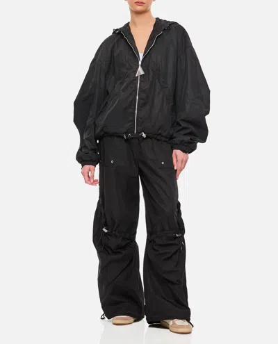 Attico Nylon Long Pant In Black