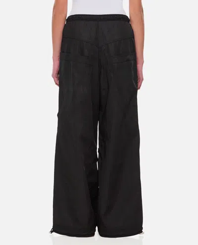 Attico Nylon Long Pant In Black