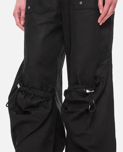 Attico Nylon Long Pant In Black