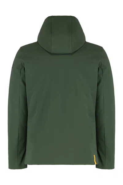 Rrd - Roberto Ricci Design Technical Fabric Jacket With Hood In Green