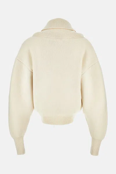 Jacquemus Jersey "ball" In White