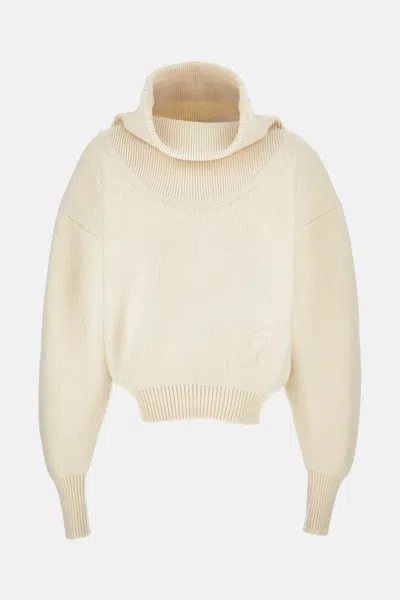 Jacquemus Jersey "ball" In White