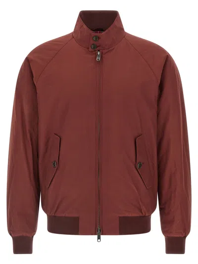 Baracuta Zip High-neck Jacket In Red