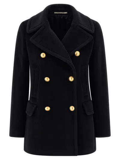 Tagliatore 'blanche' Coat In Black