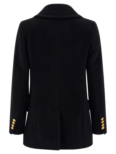 Tagliatore 'blanche' Coat In Black