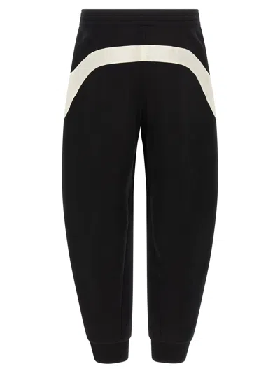 Givenchy Mens Black Open Seam Contrast Cotton-jersey Jogging Bottoms Xl