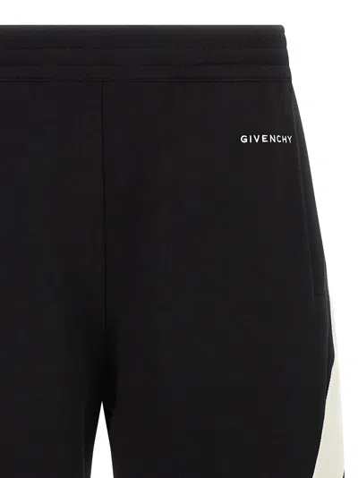 Givenchy Mens Black Open Seam Contrast Cotton-jersey Jogging Bottoms Xl