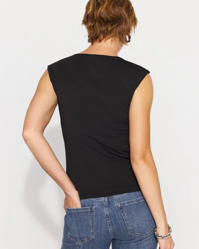 White House Black Market All Ways Stretch Square Neck Top In Black