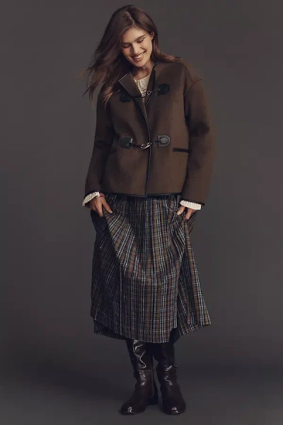 4th & Reckless Carabiner Coat Jacket In Brown