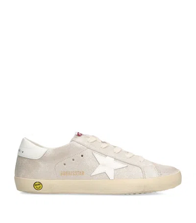 Golden Goose Super-star Suede Sneakers In Neutral