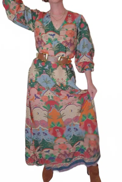 Briton Court Women's Layla Maxi Dress In Multi In Multi