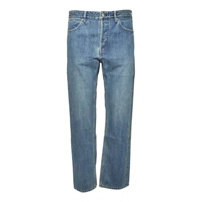 Jil Sander Classic Straight-leg Jeans In Medium Blue Wash In Blue