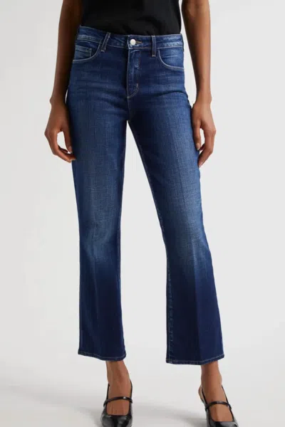 L'agence Tati High Rise Crop Micro Jeans In Haven In Blue