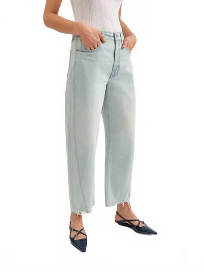 Daze Westward Barrel Straight Jeans In Lost Love Vintage In Brown