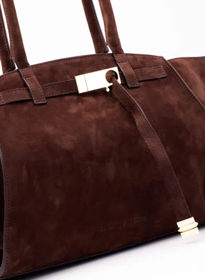 Benedetta Bruzziches Zipper Shoulder Bag In Gold