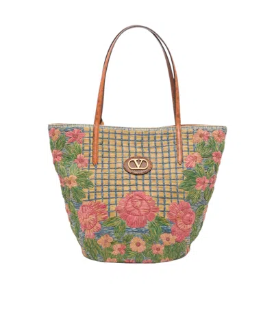 Valentino Vlogo Shoulder Bag In Multi