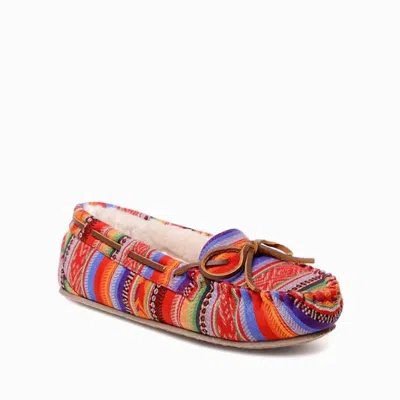 Minnetonka Cally Faux Fur Lined Slipper In Multi