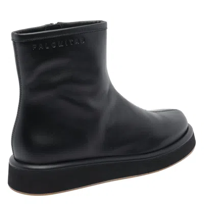 Paloma Barceló Alison Platform Zip Boots In Black