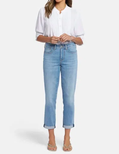 Nydj Margot Straight Leg Girlfriend Jeans In Blue