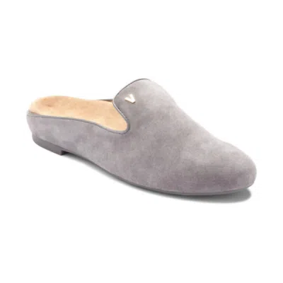 Vionic Women's Carnegie Slipper In Charcoal In Gray