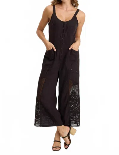 Xcvi Nairi Jumpsuit In Black In Black