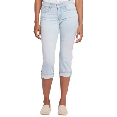Nydj Marilyn Cool Embrace Straight Crop Jeans In Blue