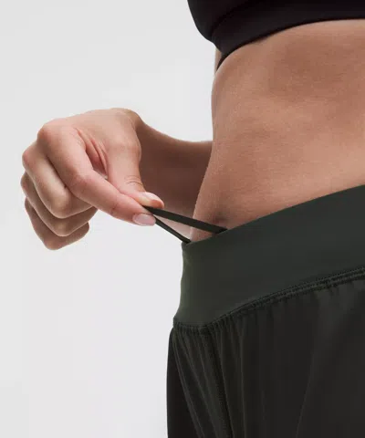 Lululemon Fast And Free High-rise Classic-fit Split Short 3" In Gray