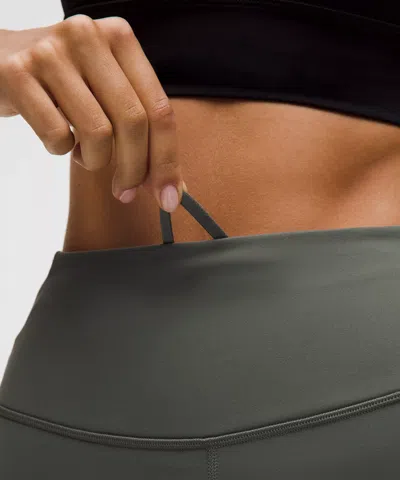 Lululemon Fast And Free High-rise Thermal Tight 25" In Gray