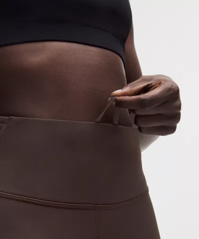 Lululemon Fast And Free High-rise Thermal Tight 25" In Brown