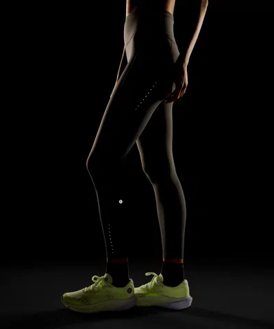 Lululemon Fast And Free High-rise Thermal Tight 25" In Gray