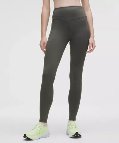Lululemon Fast And Free High-rise Thermal Tight 28" In Gray