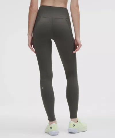 Lululemon Fast And Free High-rise Thermal Tight 28" In Gray