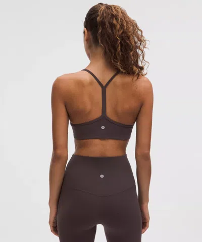 Lululemon Flow Y Bra Light Support, A/b Cup In Black