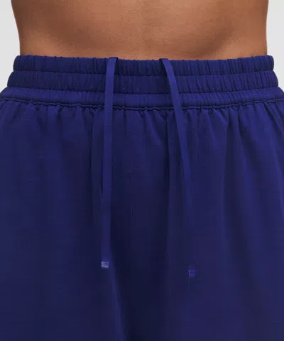 Lululemon Jersey Training Super-high-rise Lined Short 2" In Blue