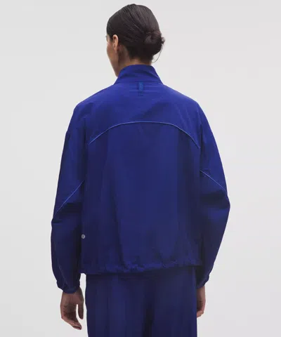 Lululemon License To Train Woven Oversized Jacket In Blue