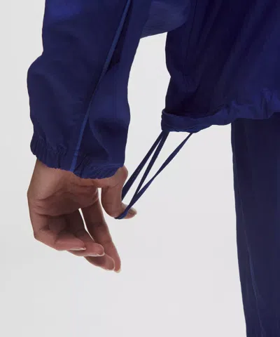 Lululemon License To Train Woven Oversized Jacket In Blue