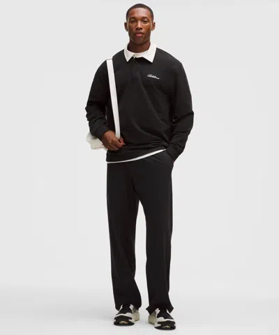 Lululemon Long-sleeve Rugby Shirt In Black