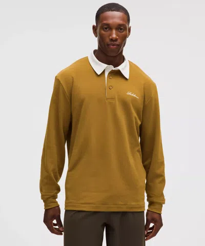 Lululemon Long-sleeve Rugby Shirt In Yellow